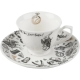 Mikasa x V&A Alice In Wonderland Espresso Cup and Saucer