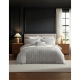 Private Collection Stratus Quilt Cover Set Charcoal-King