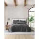 Private Collection Indiana Coverlet Charcoal Queen Bed & King Bed