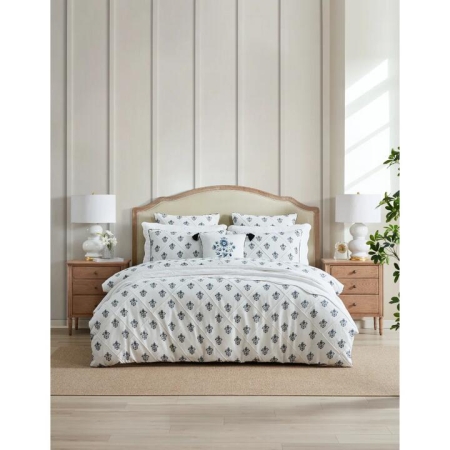 Private Collection Bellevue Quilt Cover Set White-King