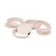 Chefmade Set of 4 Mini Loose Base Round Tart Pans 10cm