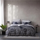 Logan & Mason Ebony Quilt Cover Set Black-Super King