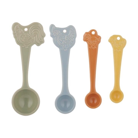 Mason Cash Home To Roost Set Of 4 Measuring Spoons