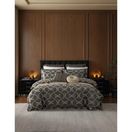 Davinci Florentine Gold Quilt Cover Set-King