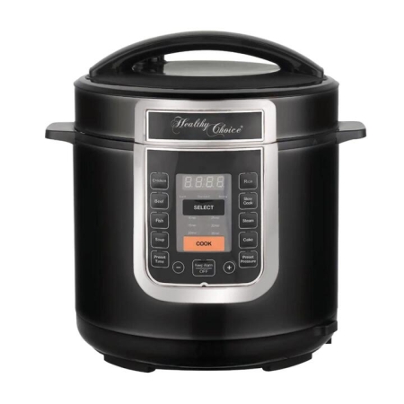 Healthy Choice Ceramic Coated PFAS Free Automatic Pressure Cooker 6L