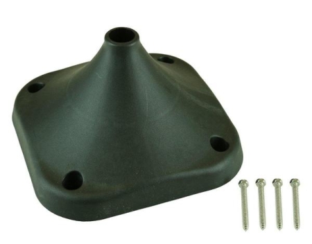 Install a Hoselink Classic Retractable Hose Reel on a solid horizontal surface with the Fixed Ground Mount. This alternative mounting bracket is useful where there is no suitable wall or post
