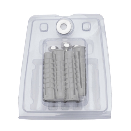 Install an additional Hoselink Classic Retractable Hose Reel bracket with the correct replacement mounting hardware. This set provides the compatible screws
