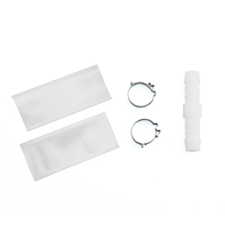 Repair a damaged section near the outlet end of a Hoselink Classic Hi-Flow Retractable Hose Reel with this 14mm Hose Repair Kit. Designed specifically for the reel’s larger internal-diameter hose