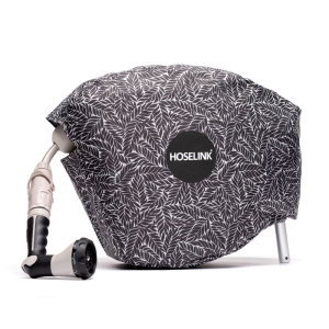 Add extra weather protection and a decorative finish to a charcoal Hoselink Classic 20m Retractable Hose Reel with the Charcoal Fern cover. The fitted cover helps shield the casing from sun