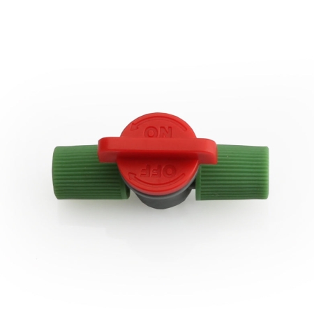 Adjust or shut off water to an individual branch of a Hoselink Mini Sprinkler Kit with the Flow Control Valve. This component installs within the polypipe irrigation layout