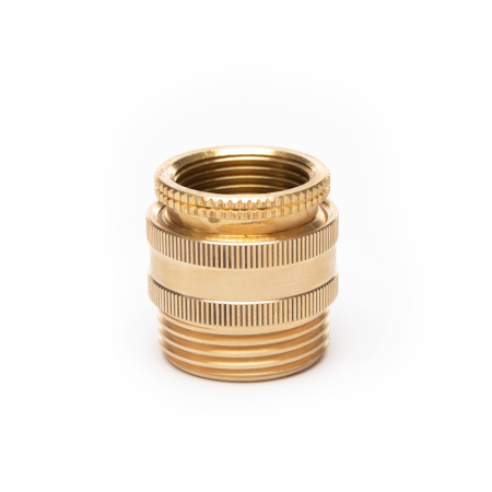 Connect Hoselink equipment to a compliant recycled-water tap with the Recycled Water Tap Adapter. Recycled-water outlets use a different thread and colour identification to prevent accidental connection to drinking-water systems