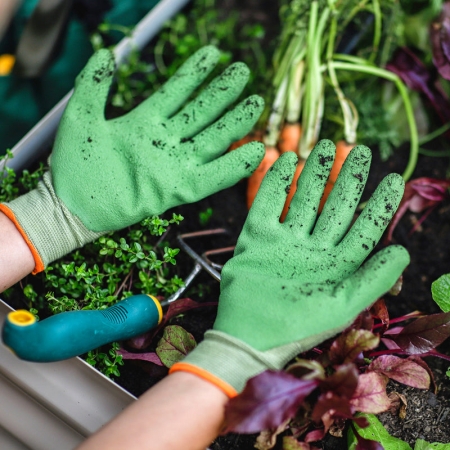 Protect hands during light planting