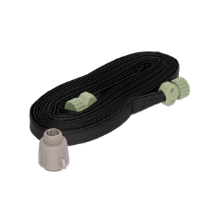 Water garden beds slowly and close to the soil with the Hoselink 7.5m Weeper Hose. Water seeps along the porous hose wall to provide gentle