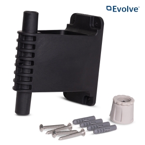 Create a second mounting position for a Hoselink Evolve Retractable Hose Reel with this Additional Wall Bracket and Tap Connector set. The bracket allows a compatible reel to be transferred between locations