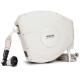 Cover larger garden areas while keeping the hose neatly stored with the Classic 30m Retractable Hose Reel in beige. The wall-mounted casing houses a 30-metre 12mm hose that locks at the required length and automatically rewinds after use. A 180-degree pivot helps the reel follow you around the yard