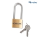 Help secure a Hoselink Evolve Retractable Hose Reel to its compatible bracket or mounting system with the Evolve Series Padlock. The compact lock is sized for the designated Evolve security point and can discourage casual removal of the reel. It is an accessory rather than a high-security device and should be used together with a properly installed bracket. Keep the supplied keys in a safe location.