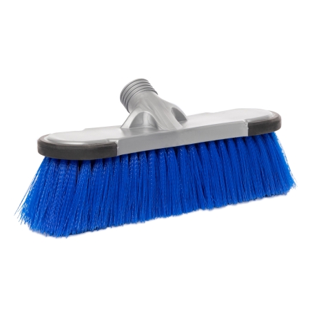 Replace or add a firm-bristle head to the Hoselink Extendable Cleaning Brush. This attachment provides more scrubbing action than the standard soft head for durable outdoor surfaces such as textured paving