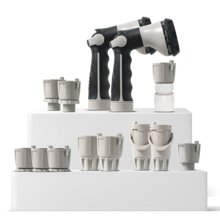Convert multiple hose and watering connections with the Hoselink Get Set Connectors Pack. The bundle groups commonly used tap