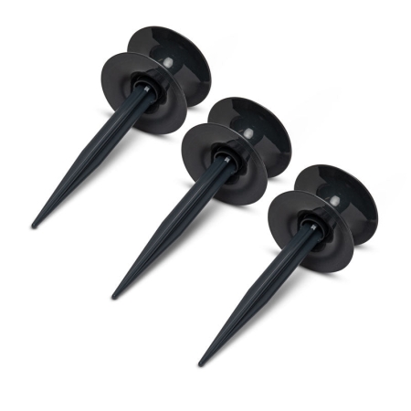 Guide a garden hose around corners and protect plants with the Hoselink Ground Hose Guide Set. The three stakes can be positioned along garden-bed edges