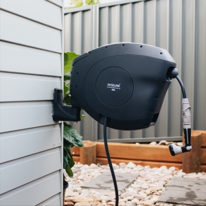 Arrange professional installation of an eligible Hoselink retractable hose reel with this installation service item. The service covers the agreed standard mounting work within the available service area