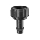 Connect 13mm irrigation poly pipe to a 3/4-inch threaded outlet with the Hoselink Nut and Tail fitting. The threaded nut attaches to the water source or compatible component