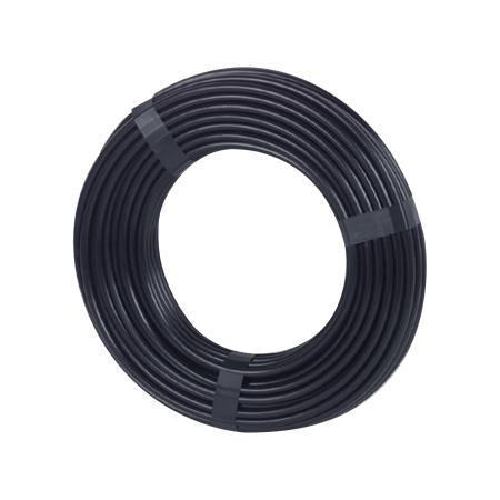 Run water from a 13mm irrigation main line to individual drippers and micro sprays with this 10m roll of 4mm Micro Tubing. The flexible narrow tube is used for short branch lines to pots