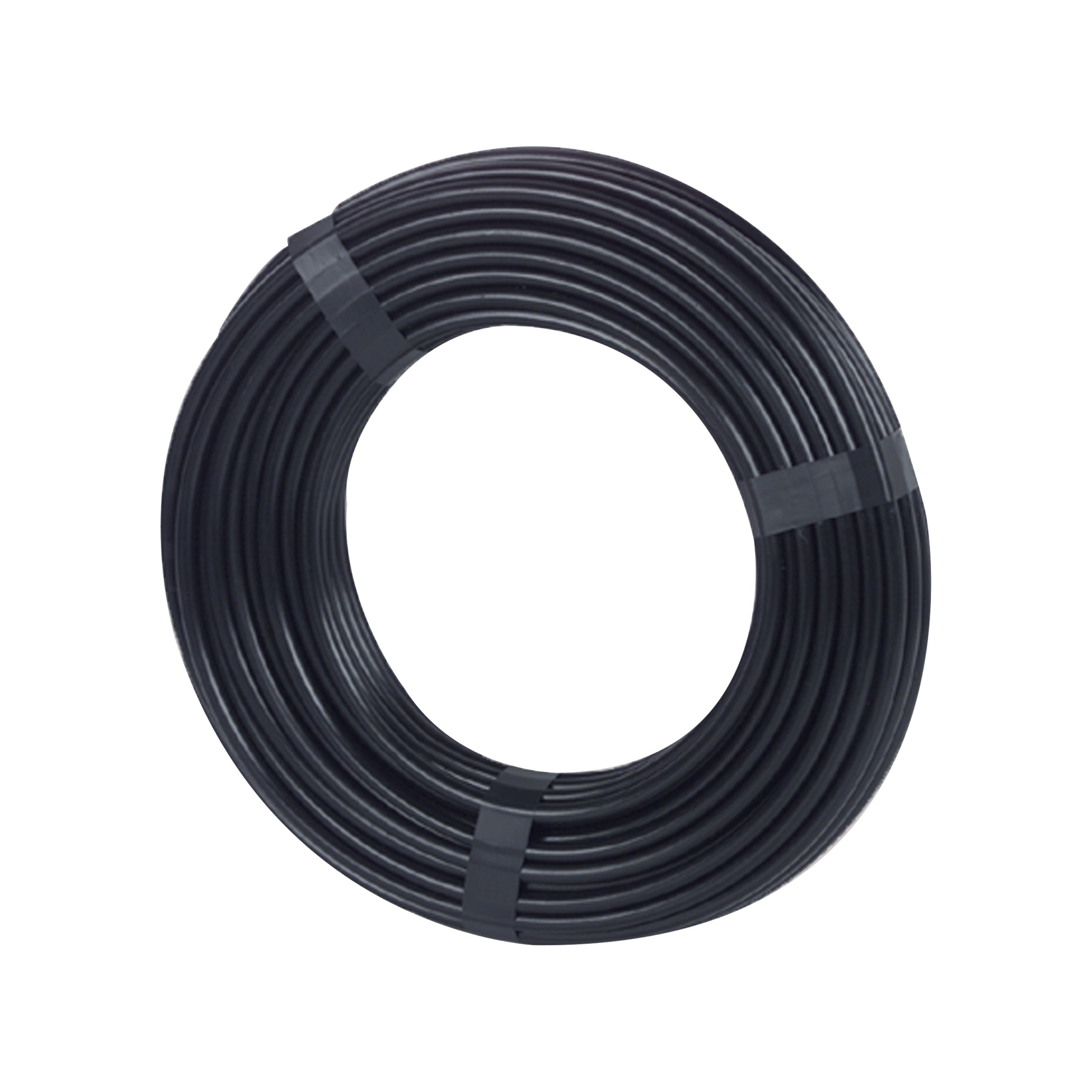 Run water from a 13mm irrigation main line to individual drippers and micro sprays with this 10m roll of 4mm Micro Tubing. The flexible narrow tube is used for short branch lines to pots