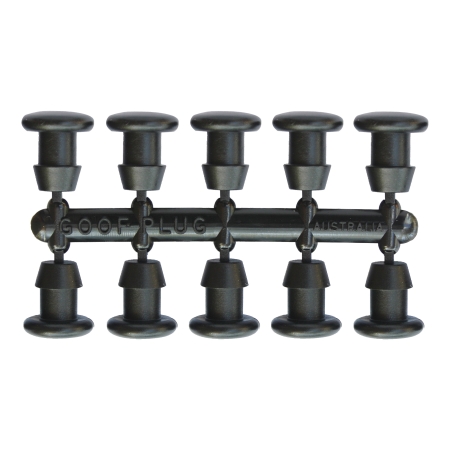 Seal unwanted 4mm holes in irrigation poly pipe with the Hoselink rack of ten Goof Plugs. The plugs are useful when a micro-tubing take-off has been placed incorrectly