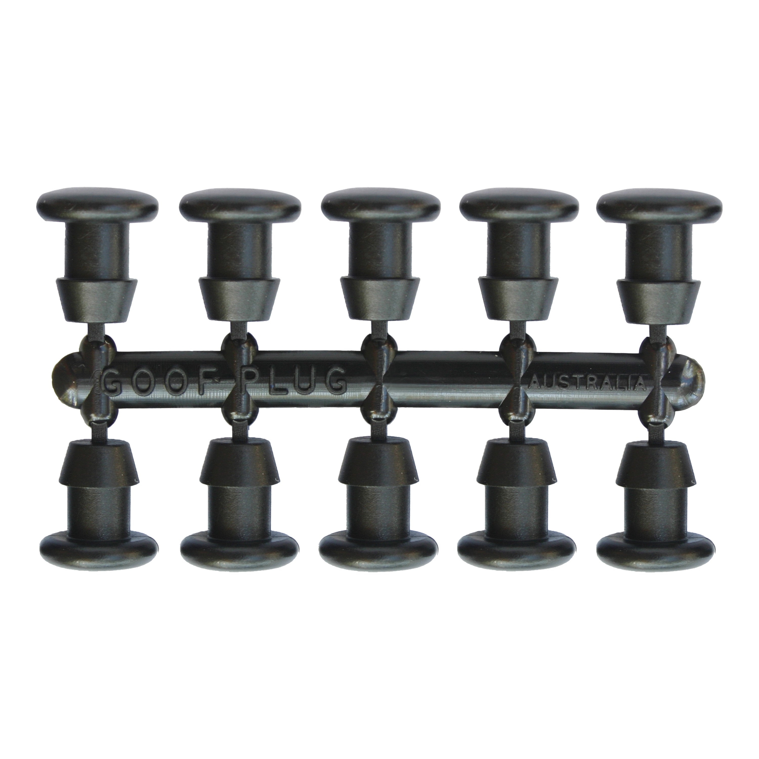Seal unwanted 4mm holes in irrigation poly pipe with the Hoselink rack of ten Goof Plugs. The plugs are useful when a micro-tubing take-off has been placed incorrectly