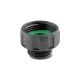 Connect a Hoselink 13mm irrigation system to a 1-inch threaded tap or outlet with this Irrigation Tap Adapter. The fitting provides the transition from the water source to compatible poly pipe components and is useful at the start of a drip or micro-spray installation. Check the tap thread and use the correct washer or thread seal specified for the connection. This is an individual fitting