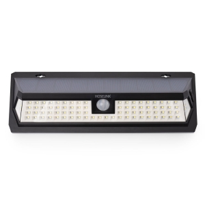 Light larger outdoor areas automatically with the Hoselink PARAMOUNT Solar Security Floodlight. The 80-LED fitting charges during daylight and uses a motion sensor to activate bright illumination when movement is detected after dark. Its wide flood-style output is suited to driveways