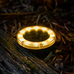 Add low-profile warm white lighting to paths