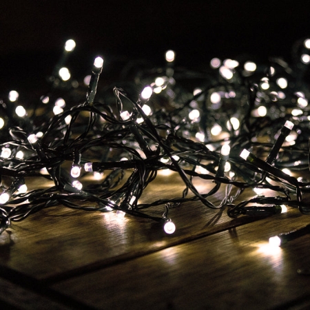 Create a soft decorative glow around trees