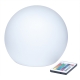 Create a colourful garden feature with the ORACLE Solar Sphere Light. The smooth globe offers multiple colour settings and charges from sunlight