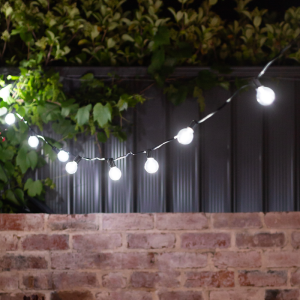 Create crisp decorative lighting over patios