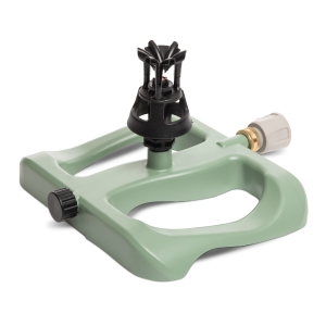 Water lawns and garden areas effectively where mains pressure is limited with the Hoselink Low Pressure Wobble Sprinkler. Its wobbling head disperses larger water droplets in a gentle circular pattern