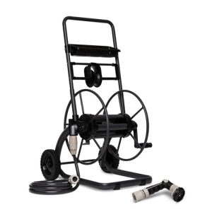 Store and transport your own garden hose with the Hoselink Metal Hose Reel Cart. The wheeled zinc-plated steel trolley provides a sturdy manual reel for moving between taps and watering areas