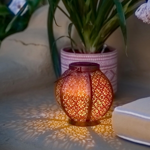 Add patterned ambient lighting to a patio