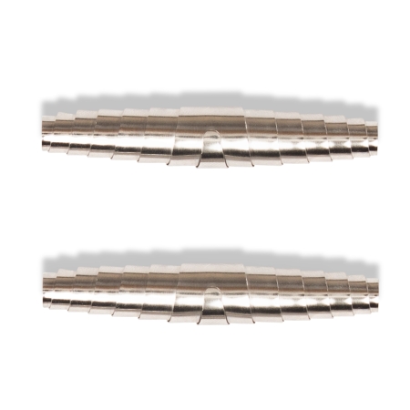 Restore the opening action of compatible Hoselink Secateurs with this two-pack of replacement springs. The spring sits between the handles and pushes the blades open after each cut
