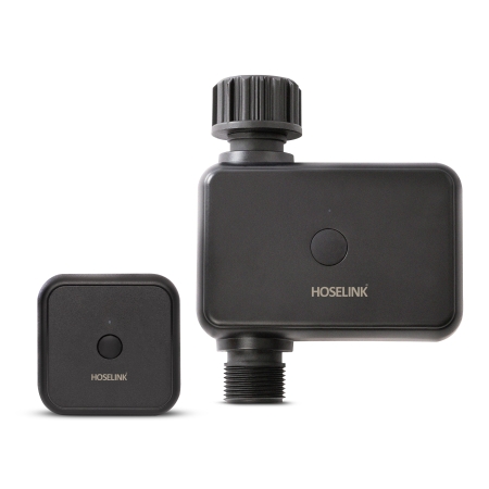 Automate one garden watering zone from a smartphone with the Hoselink Single Outlet Bluetooth Tap Timer. Connected at the tap