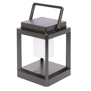 Add portable ambient lighting to an outdoor table