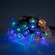 Add colourful decorative lighting to trees