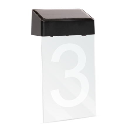 Make a street number easier to see after dark with the AVENUE Solar Illuminated House Numbers. The sign offers three light colour modes and charges in daylight