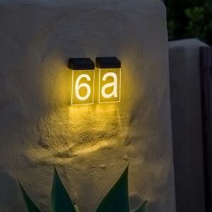 Make a street number easier to see after dark with the AVENUE Solar Illuminated House Numbers. The sign offers three light colour modes and charges in daylight