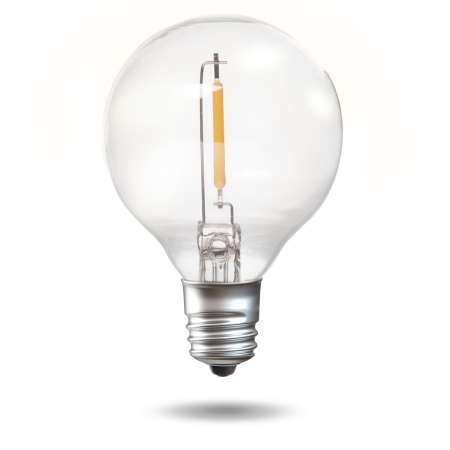 Replace a damaged glass bulb on a compatible Hoselink warm white Solar Festoon Light set. The spare bulb restores the appearance and protection of an individual light position without replacing the complete cable or solar panel. It is designed for the nominated FIESTA system and should be matched to the original bulb style and socket. Disconnect or switch off the set before replacement and handle the glass carefully.