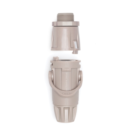 Connect a standard garden hose to Hoselink watering accessories while controlling the flow at the hose end with this Hose to Accessory Set. The set includes the fittings needed to attach the hose securely and add a convenient shut-off or flow-control point before a spray gun