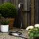Extend the reach between a tap and Hoselink hose reel or watering setup with the charcoal Leader Hose Extension. The short fitted hose provides additional connection length where the existing leader hose does not comfortably reach the tap