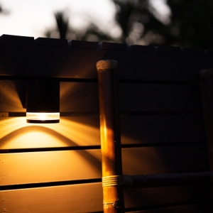 Add contemporary accent lighting to a wall