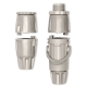 Set up a standard garden hose with Hoselink’s secure connection system using the Premium Starter Set. The pack brings together the key tap