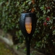 Add a flickering flame-style effect to paths and outdoor entertaining areas with the FLAME Tiki Solar Lights. This two-pack uses LEDs to imitate a moving torch flame without an open fire
